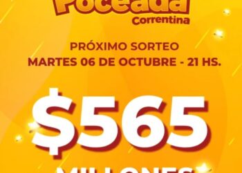 LOTERÍA CORRENTINA: La Poceada Correntina quedó vacante y sorteará $565 millones
