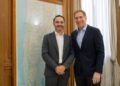 REUNIÓN CON GOBERNADORES: En Casa Rosada: Juan Pablo Valdés fue recibido por Diego Santilli