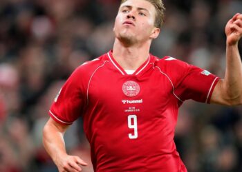 El llamativo festejo de Rasmus Højlund ante Portugal en plena polémica por Cristiano Ronaldo