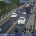 SINIESTRO VIAL: Choque en cadena generó severas demoras en el Puente Belgrano