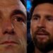 EMOTIVO: Las lágrimas de Lionel Scaloni y Lionel Messi durante el último Himno del capitán