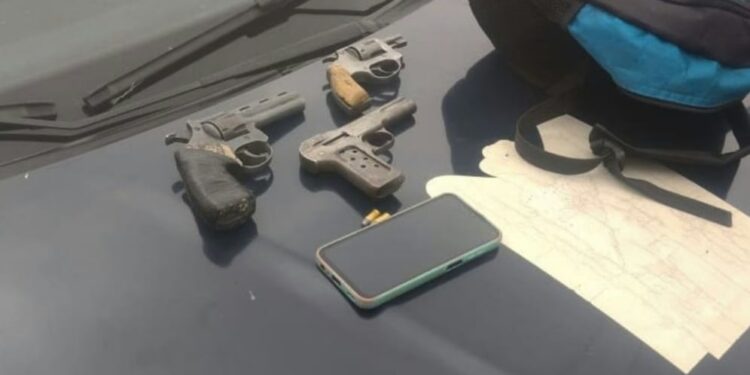 Una denuncia por violencia de género derivó en la detención de cuatro hombres y el secuestro de armas en Mendoza