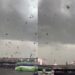 DECLARON ALERTA ROJA: Temporal en Chile: se voló el techo de una terminal de ómnibus