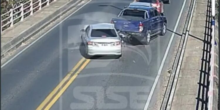 CHACO CORRIENTES: Video: así fue el choque en cadena que causó demoras en el Puente