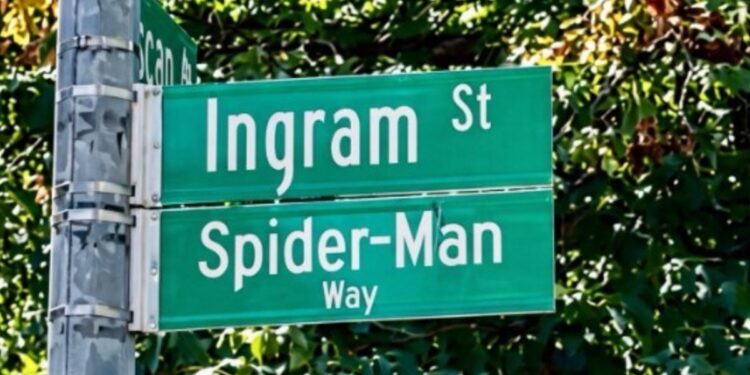 Spiderman ya tiene una calle con su nombre en Nueva York