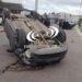TACUARÍ Y AV. CAZADORES CORRENTINOS: Corrientes: volcó su auto y dio positivo en el test de alcoholemia