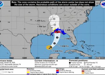 El huracán Isaias se intensifica y avanza hacia Estados Unidos: Florida declara el estado de emergencia en 25 condados y ordena evacuaciones