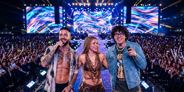 Shakira reunirá a Maluma, Beéle y Dani Martín para cerrar su residencia madrileña