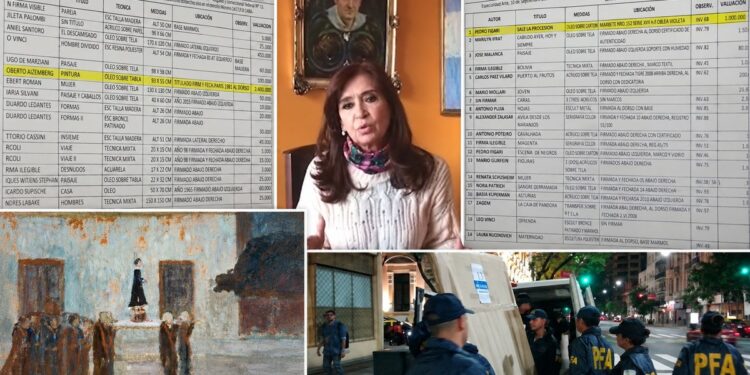 Cuadernos: revelan que en los departamentos de Cristina había obras de arte por unos U$S 300 mil