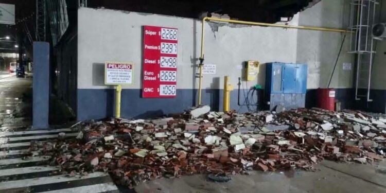 FUERTES TORMENTAS: Videos y fotos del fuerte temporal que afectó al sur de Entre Ríos