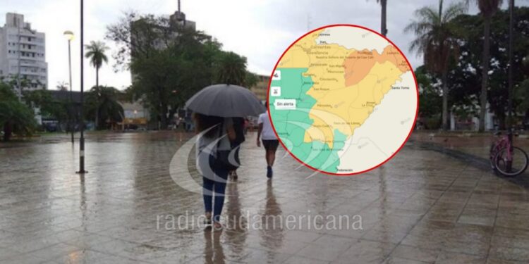 CLIMA: Lluvias: persiste la doble alerta por tormentas para Corrientes
