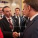 ENCUENTRO EN FRANCIA : Juan Pablo Valdés junto al presidente Macron en el Argentina Week