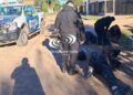 BARRIO 17 DE AGOSTO: Dos obreros a bordo de una moto chocaron contra un patrullero