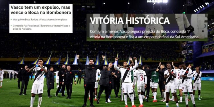 Qué dijeron en Brasil tras el golpe del Vasco da Gama en La Bombonera