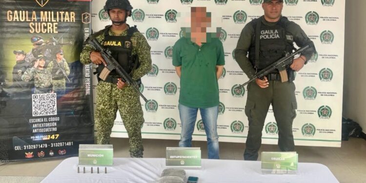 Capturaron en Sincelejo a ‘Calvin Klein’, señalado integrante de Los Norteños, tras operativo del Gaula