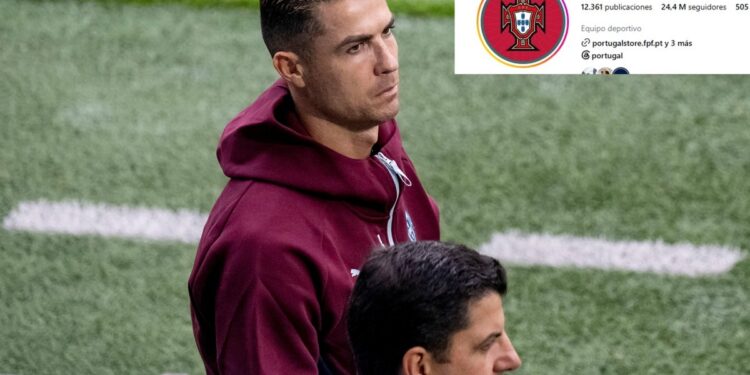 La cuenta de Portugal perdió más de 500 mil seguidores por el conflicto con Cristiano Ronaldo