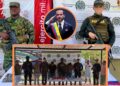 De la Espriella confirmó la captura en Bugalagrande de nueve presuntos miembros del frente 57 Yair Bermúdez e incautaron una granada adaptada para dron