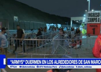BTS en Lima: ARMY pasa la noche en carpas y bolsas de dormir en los exteriores de San Marcos