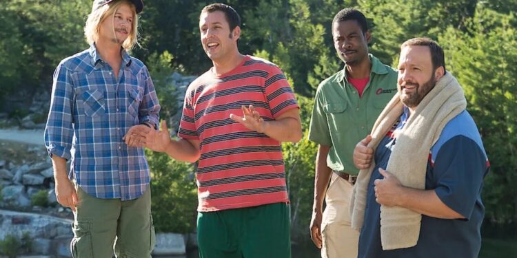 El rodaje de ‘Niños grandes 3′ paraliza Italia con Adam Sandler y el regreso del elenco original: “Va ser muy graciosa, nos lo estamos pasando increíble”