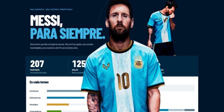 La vida de Messi en la Selección: 207 partidos, 125 goles, récords, títulos y frases de una historia irrepetible