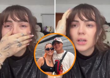 Handa llora al descubrir infidelidad de su novio en vivo de TikTok y lo encara: “¡Sal de mi casa!”