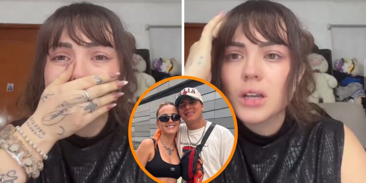 Handa llora al descubrir infidelidad de su novio en vivo de TikTok y lo encara: “¡Sal de mi casa!”