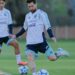 Video: el último entrenamiento de Messi con la Selección Argentina