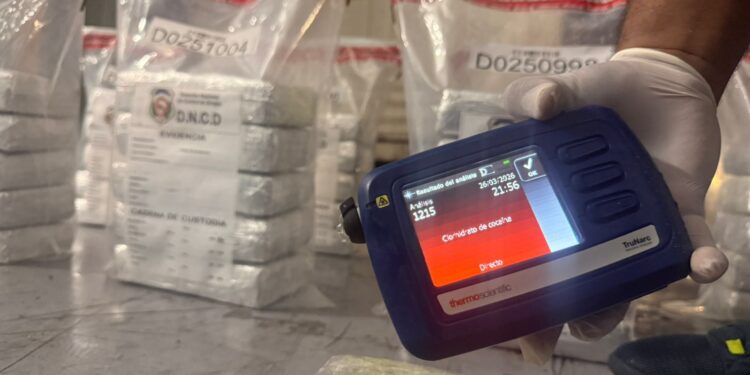 República Dominicana ha incautado 16,671 kilogramos de drogas durante el segundo trimestre de 2026