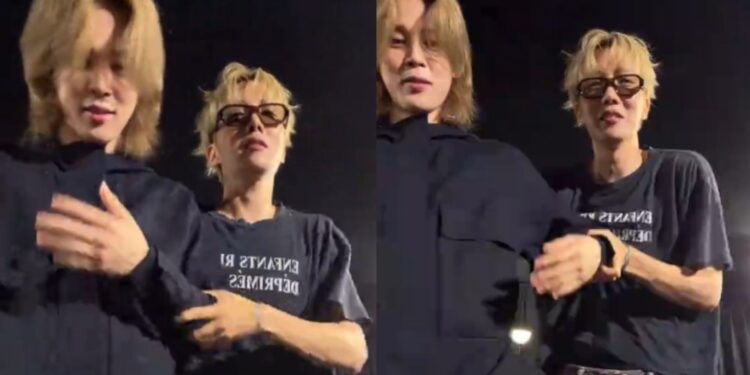 Jimin y j-hope de BTS soprenden grabando TikTok a horas del primer concierto en Lima: “Perú, estamos listos”