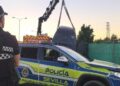 Heridos dos policías locales tras un persecución a un turismo con el conductor detenido