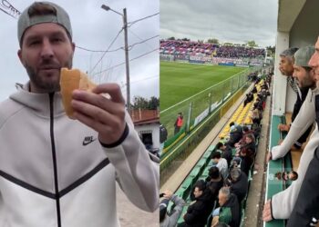 André-Pierre Gignac, de La Boca a Varela: vio el triunfo de Defensa ante San Lorenzo en el Tomaghello