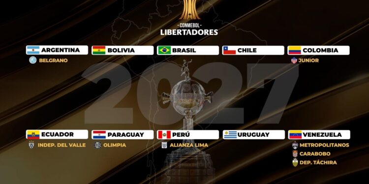 Copa Libertadores 2027: con Belgrano, los ocho equipos ya clasificados