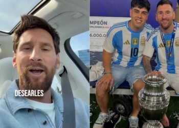 Video: el mensaje de Lionel Messi para el equipo de su sobrino