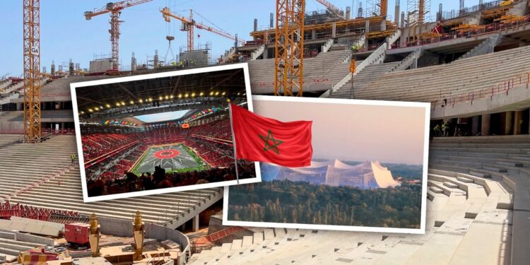Video: así avanza el Estadio Hassan II de Marruecos, el que será el más grande del Mundo y estrella en el Mundial 2030