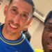 El particular encuentro de Ángel Di María con Benín antes del adiós a Messi