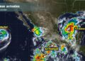 Alertan sobre el efecto de ciclones en el Pacífico: Depresión Tropical Veinte-E evolucionaría a Huracán categoría 2 para el domingo