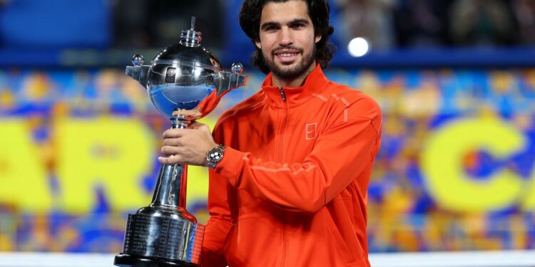 Primer título para Carlos Alcaraz post lesión: volvió a ser campeón del ATP 500 de Tokio