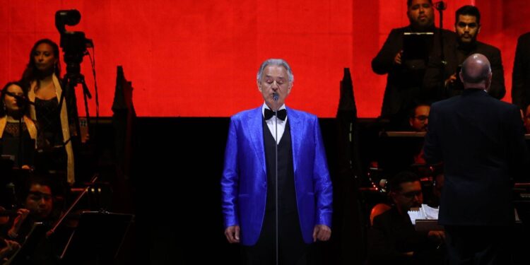 Andrea Bocelli se presentará en El Salvador como única parada en Centroamérica y ya están los precios de los boletos