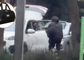 Banda de asaltantes sigue a un cuentahabiente y a mano armada solo se llevan una maleta con ropa de gimnasio