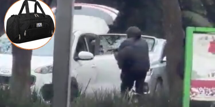 Banda de asaltantes sigue a un cuentahabiente y a mano armada solo se llevan una maleta con ropa de gimnasio