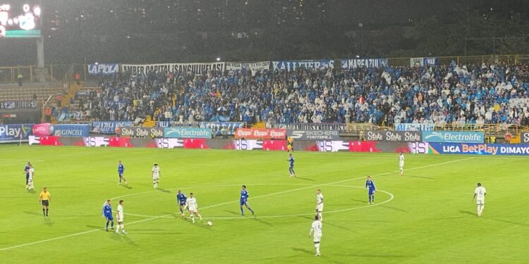 Millonarios no pudo con Fortaleza: igualó a un gol en el estadio Metropolitano de Techo