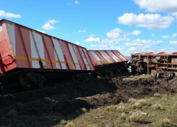 Descarrilamiento y sospechas de sabotaje en el primer cargamento de exportación desde la mina de Río Turbio