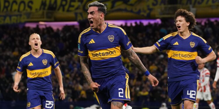 Video: el gol de Di Lollo para el 1-0 de Boca