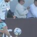 La visita especial en el último entrenamiento de Messi con la Selección