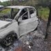 Hallan un cuerpo en un auto quemado y creen que es el hijo de un comisario antidrogas retirado de Misiones