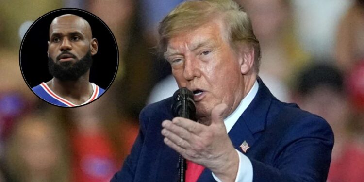 Trump volvió a apuntar contra LeBron James: «Le falta el respeto a nuestro país»