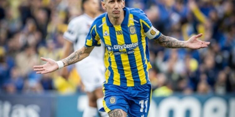 Penal para Rosario Central y gol de Ángel Di María