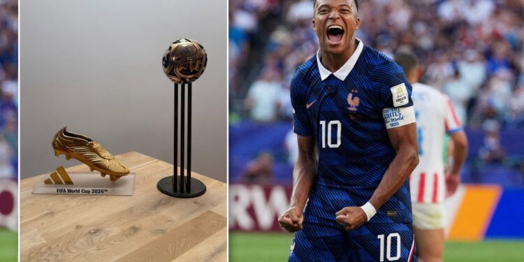 Llegaron los premios: Mbappé mostró la Bota de Oro y el Balón de Bronce que ganó en el Mundial 2026