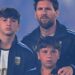 Video: las emociones de Mateo y Thiago Messi en la despedida de su papá