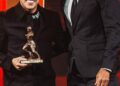 Esequiel Barco fue elegido MVP de la liga rusa y recibió el premio de una leyenda del fútbol